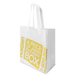 Side gusset bag with online handle