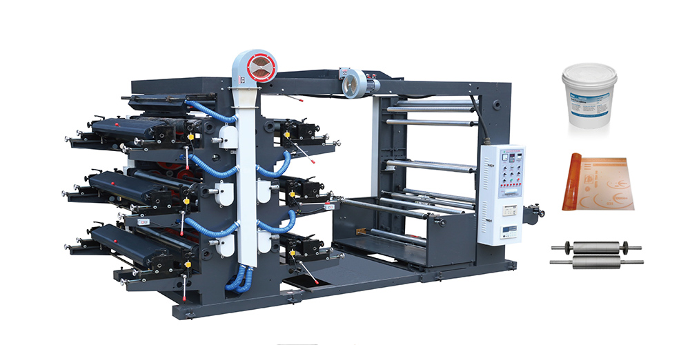 Six Color Non Woven Flexo Printing Machine