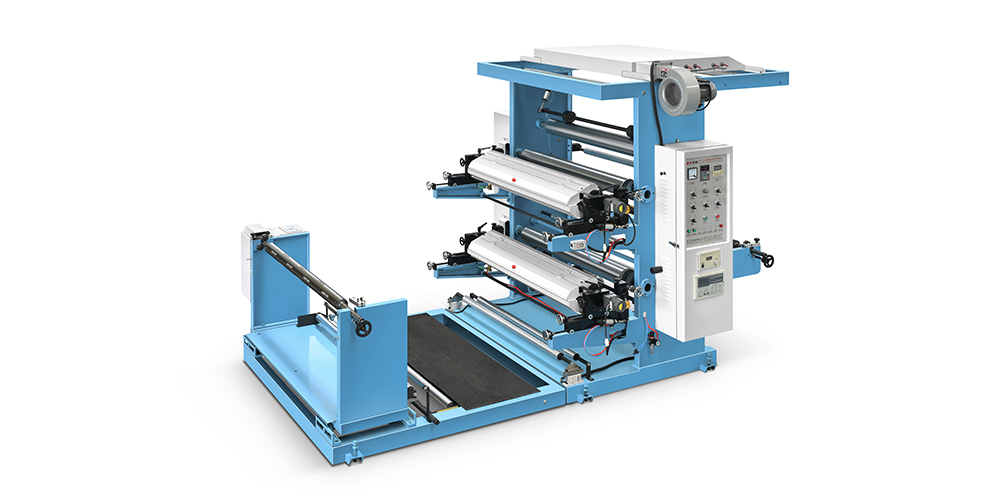 Two Color Non woven Letterpress Printing Machine