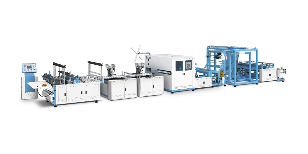 Non Woven Bag Making Machine With Online Button Attaching (Custom-made)