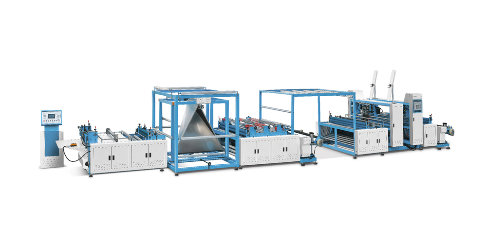 Non Woven Storage Box Making Machine With Online Handle Attaching (Custom-made)
