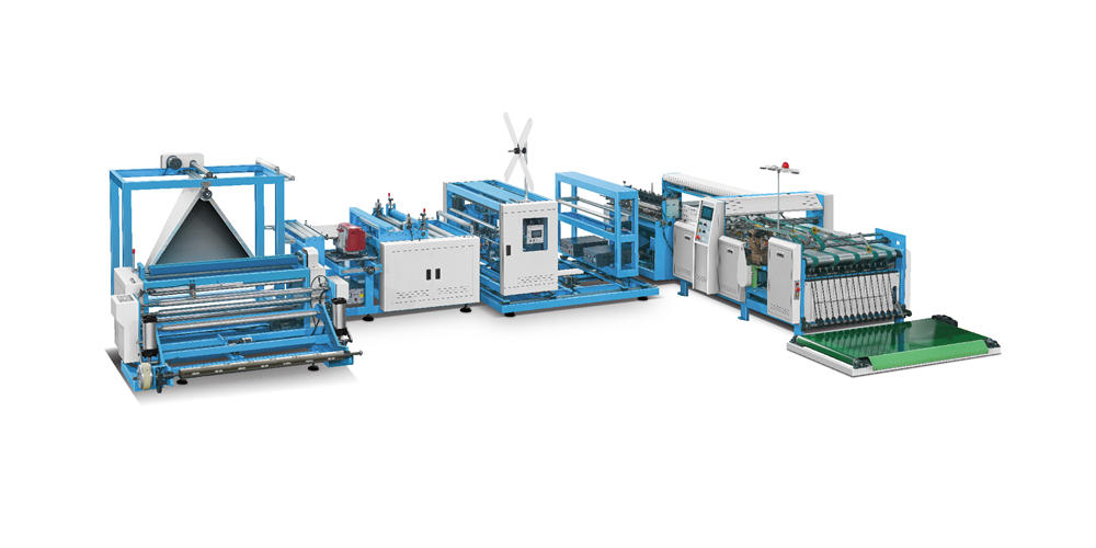 Machine de fabrication de sacs non tissés de médecine chinoise avec couture en ligne