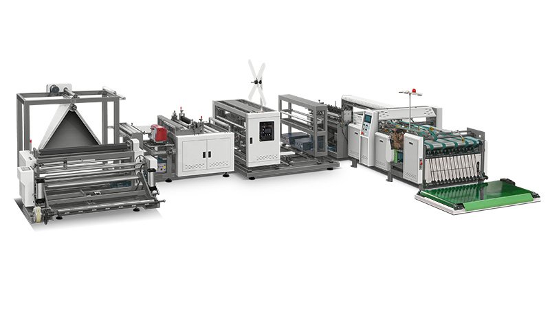 Chinese Medicine Non Woven Bag Making Machine With Online Sewing Chinese Medicine Non Woven Bag Making Machine With Online Sewing
